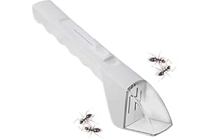 KARELLS Attrape Insecte,Attrape Araignée pour Maison et Jardin,Outil D'attrape-Insectes et Loupe pour Araignées,à Usage des Enfants et des Adultes, Blanc, Taille Unique