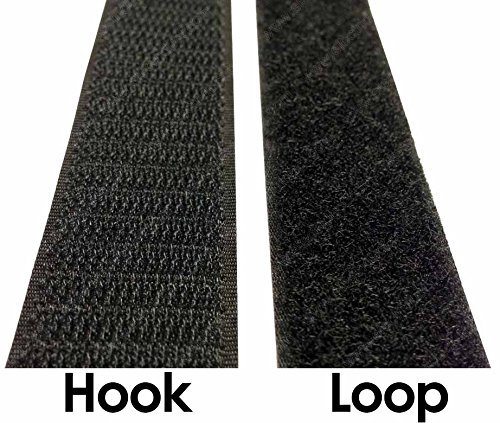 Klebebänder Klettband selbstklebend in Schwarz selbstklebend [5m] Klettband selbstklebend Breite 20mm für alle Arten von Grafikrahmen Installation - 7