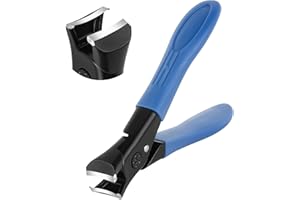 LOPHE Obcinacz do grubych paznokci, duży, ostry obcinacz do paznokci, stal premium, nożyczki do paznokci z pojemnikiem, dla kobiet, mężczyzn i seniorów, do paznokci u stóp i palców