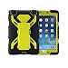 Produktbild iPad Air 2 Hülle, Meiya multifunktionale Silikon stoßfest wasserdicht Drop robuste Fall, Heavy Duty Case, Kindersichere Hülle Kind Schutzhülle Geschenk für Apple iPad Air 2 Schwarz/Grün
