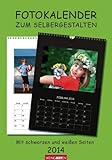Image de Fotokalender zum Selbergestalten 2014. Mit schwarzen und weißen Seiten: Basteln - Kleben - Malen -