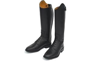 Rhinegold Young Rider Berlin Long Leather Riding Boot