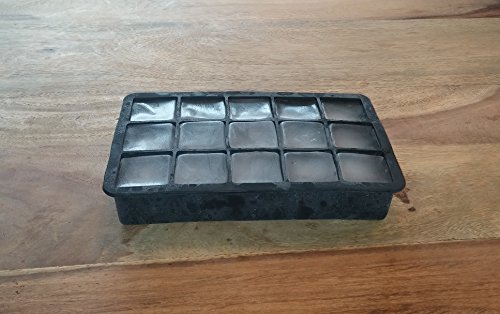 15-fach XL Eiswürfelform aus Silikon, riesige Eiswürfel, XXL Eiswürfel 3 x 3 x 3 cm - 4