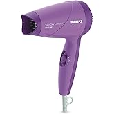 Philips India's No.1 Hair Styling Brand -Hair Dryer 1000W |Blow Dry for Men & Women | 2 Heat Settings| ThermoProtect tech |Travel-Friendly, Quick Dry,