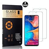Galaxy A30 Screen Protector Tempered Glass, Bear Village® HD Screen Protector, 9H Scratch Resistant Screen Protector Film for Samsung Galaxy A30, 2 Pack