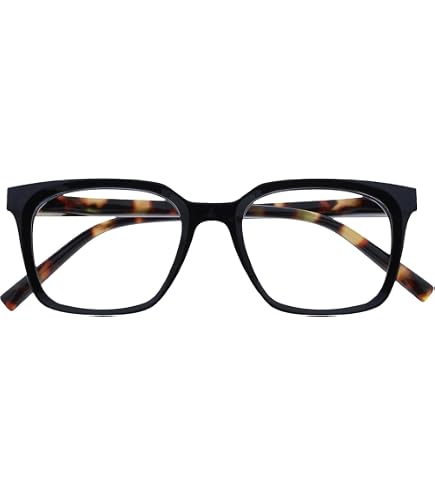 Lunette De Lecture Homme OPULIZE Lunettes De Lecture Ava - Pack De 2 - Monture écaille Marron Touches Colorées - 1.50 - Charnières Ressort Unisexe Homme Femme