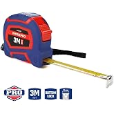 WORKPRO WP261008 3Mx16mm/10Ft. Nylon Coating Yellow Steel Strip Meter