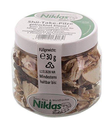 Preisvergleich Produktbild Niklas - getrocknete Shii-Take-Pilze - 75g