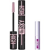 Maybelline New York Lash Sensational Sky High Cosmic Black Mascara & Mini Tattoo Liner Gel Pencil Makeup Set