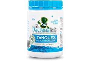 MR.BACTERIA Mr. Bacteria No. 15 Nettoyant enzymatique pour Vos resevoirs d’Eau de Pluie, Produit nettoyant pour réservoir d'eau et Baril Deau de Pluie, nettoie l'eau 500 g – 1 pièce