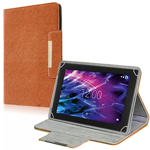 UC-Express Robuste Filz Hülle für Ihr Medion Lifetab P9702 X10302 P10400 P10506 P10505 S10366 S10365 S10352 S10351 Tablet aus hochwertigem Kunstleder mit umweltfreundlichem Filz designt praktischer Standfunktion kombiniert Schutz und Design Tasche Cover Case
