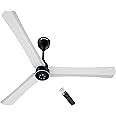 atomberg Renesa Halo Smart 1200mm,5-star BLDC fan,Remote Ceiling fan for Home, Works with Alexa,65% Energy Saving,High Air Delivery,LED Speed Indicator,3-Year Warranty,Newly Launched (White & Black)