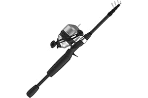Zebco 33 Spinning Reel and Telescopic Fishing Rod Combo