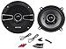 Pair of Kicker 41KSC54 5-1/4 4-Ohm 2-Way Car Speakers With 3/4 Dome Tweeter Design - 150 Watts Peak/75 Watts RMS Per Speaker - Shallow Mounting Depth RS.13443.00