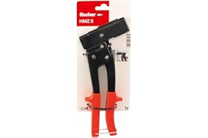 fischer Alicates de montaje HM Z 3, necesidad de bricolaje para la fijación de tacos HM, estables y resistentes, con mango ergonómico y protección contra torsión para un montaje rápido