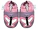 Soft Leather Baby girl Shoes with Suede Soles by Dotty Fish Lilac Butterfly design - 0-6 months
