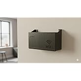 Siyah Wi-Fi Y&ouml;nlendirici Saklama Kutusu, Wifi Kutusu Duvar Asılabilir Modem Saklama Kutusu, TV Set &Uuml;st&uuml; Kutular, Uzaktan Kuma