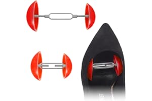 BEPSYOM 2 pcs de semelles, semelles ajustables, semelles pour chaussures, semelles pour chaussures, mini semelles (7-12 cm, rouge)