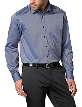 ETERNA Langarm Hemd COMFORT FIT Fantasiebindung strukturiert