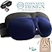 Produktbild Schlafmaske OriHea 2er-Pack Augenmaske für besseren Schlaf, 3D konturierte bequeme ultraweiche Schlafbrille, Augenbinde & Ohrstöpsel Set mit Aufbewahrungstasche