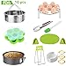 Produktbild Zubehör für Instant Pot Vemico Edelstahl Ei Steamer Rack Non-Stick Springform Pan Silikon Topfhalter Silikon-Ei-Form Silikon Topflappen Eierschneider Dish Clip Silikon Olpinsel 10pcs