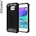 Cubix® Tough Armor Case Slim Rugged 6 Feet Drop Tested Carbon Fiber Texture Air Cushion Back Cover Case for Samsung Galaxy S6 (Black) RS.699.00