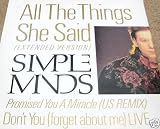 All the things she said