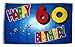 Produktbild Fahne / Flagge 60. Geburtstag Happy Birthday NEU 90 x 150 cm