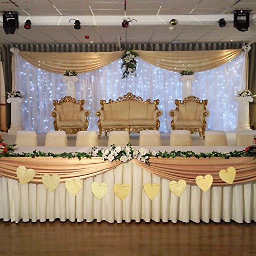 50 Schlichte Holzherzen Handarbeit Anhänger Plaketten Dekoration 100mm von Kurtzy TM - 5