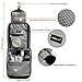 Lavievert Toiletry Bag / Portable Travel Organizer / Household Storage Pack / Bathroom Makeup or Shaving Kit with Hanging for Business, Vacation, Household