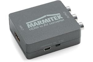 Adaptador HDMI a Euroconector - Marmitek Connect HA13 - Convertidor de video digital - RCA o SCART - Compuesto - PAL - NTSC - 1080P - Full HD - No se requiere software