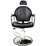 Barberpub Barbiere Elegante per Donna Barbiere Idraulico Parrucchiere Girevole Reclinabile Capacità Regolabile Saloni di Bell
