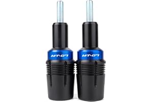 CCYYMOWOK MOWOK - Protectores de marco de motocicleta para MT 07 MT07 2025 FZ07 MT-07 Tracer 700 m 07 2014-2021 2022 2023 2024 Protectores de marco anticaídas (azul)