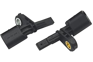 Alriedy Lot de 2 connecteurs de capteur ABS - Remplacement fidèle à l'original pour VW Audi Seat Skoda (7H0927803/WHT003857/1KD927803) | Compatible avec T5 T6 Golf Passat Leon A3 Superb | Capteur ABS