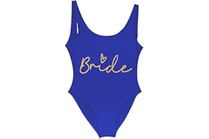 GENERIC Costume Bride Costumi da Bagno Donna Costume Team Bride Bikini Costume Bride to be Addio al Nubilato Addio al Nubilato Costume da Bagno Costumi da Bagno Donna Bikini Donna Mare Costume