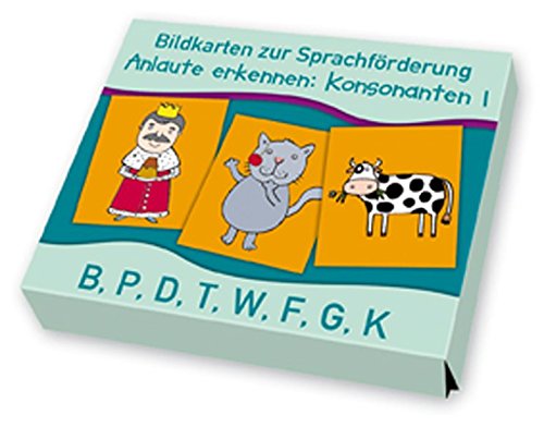 Download Anlaute erkennen: Konsonanten 1: B, P, D, T, W, F, G, K (Bildkarten zur Sprachförderung) Download Anlaute erkennen: Konsonanten 1: B, P, D, T, W, F, G, K (Bildkarten zur Sprachförderung)