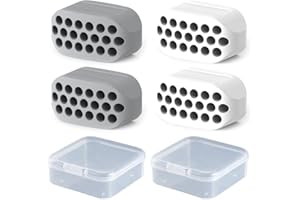 BIAEHIPATE 6PCS Jaw Exerciser Jawline Exerciser Neck Face Masticating Tool to Strengthen and Tighten Jaw Line and Neck for Men and Women