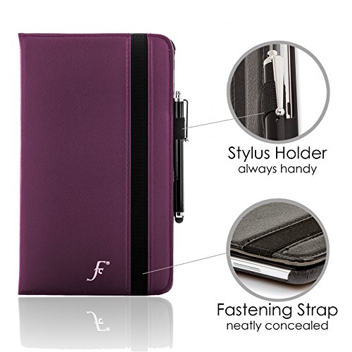 Forefront Cases® Samsung Galaxy Tab A 10.1 SM-T580 Leder Drehbar Hülle Schutzhülle Tasche Smart Case Cover Stand – Rundum-Geräteschutz und intelligente Auto Schlaf / Wach Funktion – inkl. Eingabestift - 6