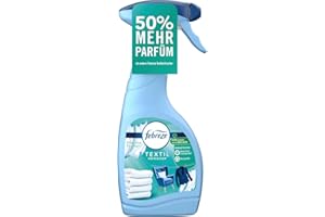 Febreze Klasyczny odświeżacz do tekstyliów w sprayu, 500 ml, z technologią świeżego powietrza, zwalcza zapachy osadzone w tekstyliach i pozostawia świeży zapach