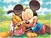 Produktbild 500 piece Mickey Mouse & Pluto D-500-301 (japan import)
