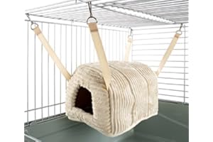 Little Friends Cuddle Up Rat Chinchilla Igloo, Luxury Cream