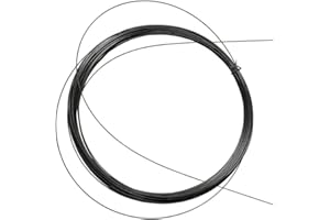 VIGAN 1M Super Elástico Nitinol Aleación Níquel-Titanio Alambre Recto, Filamento Hiperelástico 0.1-1.8MM Negro Super Elástico Pesca Alambre (0.7MMX1M)