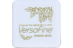 Tsukineko Versafine Small Ink Pads Tsukineko Instant Dry Pigment Ink, Spanish Moss