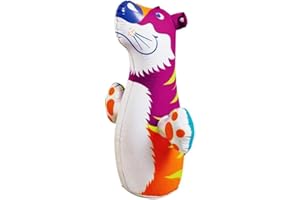 GIVBRO Borsa Bop Rosa Tigre – Giocattolo gonfiabile gonfiabile, regalo per bambini