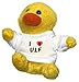 Produktbild Plüsch Hähnchen Schlüsselhalter mit einem T-shirt mit Aufschrift mit Ich liebe Ulf (Vorname/Zuname/Spitzname)