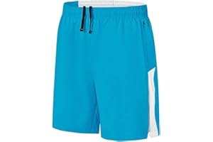 YSENTO Mens Sports Quick Dry Running Shorts Gym Workout Lightweight Shorts with Zip Pockets