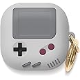 elago GB5 Case Cover Compatible with Samsung Galaxy Buds FE, Buds2 Pro/2, Live, Classic Handheld Game Console Design (Light Grey)