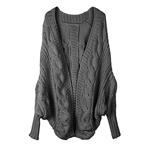 grey batwing cardigan