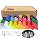 Produktbild Polymer Ton Clay Block 24-Farben ,Zeelife DIY Ofen backen Lehm Figur DIY Polymer Skulptur Joeut mit Zwei Paket(14pcs+5pcs) Werkzeugen und Zubehör,Deutsch Bedienungsanleitung