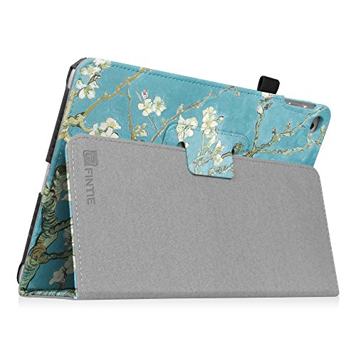 Fintie iPad 9.7 Zoll 2017 / iPad Air 2 / iPad Air Hülle – [Eckenschutz] Slim Fit Folio Kunstleder Schutzhülle Case Cover mit Auto Schlaf / Wach Funktion für Apple iPad 2017 Neue Modell 9.7″ Retina Display Tablet, iPad Air 1/2, Mandelblüten - 7